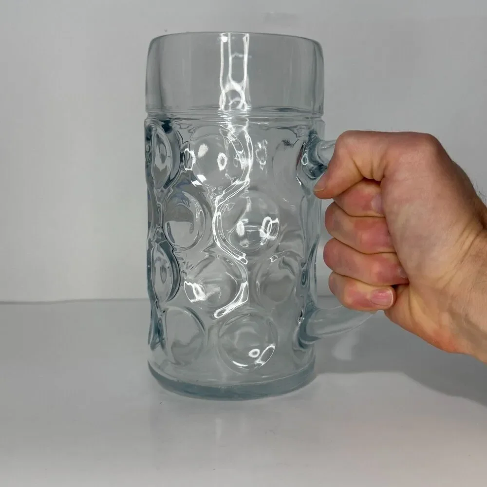 Large Hofbräu München Oktoberfestbier HB Glass Beer Stein Mug Germany